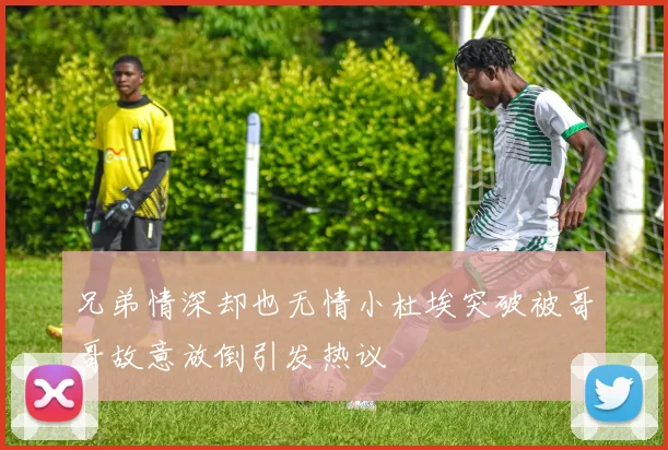 兄弟情深却也无情小杜埃突破被哥哥故意放倒引发热议